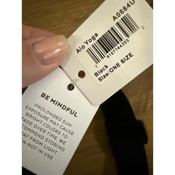 AUTHENTIC Alo Airlift Black Adjustable Visor with Clear Shield - Picture 4 of 6